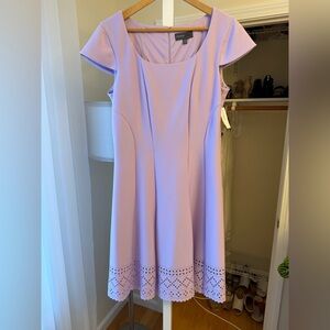 Donna Ricco Lilac Midi Dress